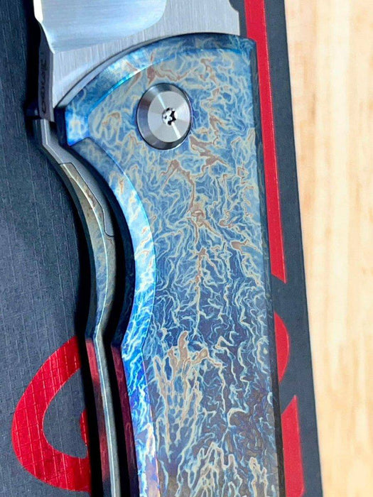 Chaves Semi-Custom Redencion 229 Lee Williams Kickstop Flipper Tanto Titanium "Lightning Strike"