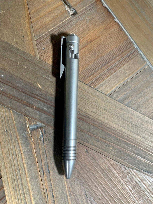 Chaves Solid Titanium Bolt Action Pen 4.82" PEN/BA/SSWTI