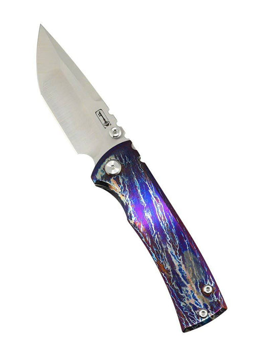 Custom Chaves Redencion Street Titanium Tanto Knife "ThunderStrike"