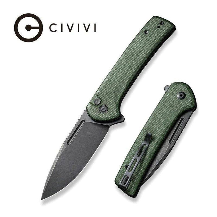 CIVIVI C210061 Conspirator Flipper Knife 3.48" Nitro-V Stonewashed Drop Point