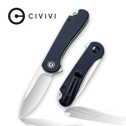 CIVIVI Elementum Flipper Knife 2.96"  D2 Satin Blade