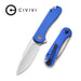 CIVIVI Elementum Flipper Knife 2.96"  D2 Satin Blade