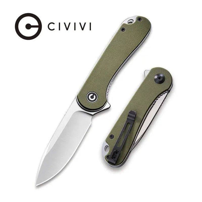 CIVIVI Elementum Flipper Knife 2.96"  D2 Satin Blade