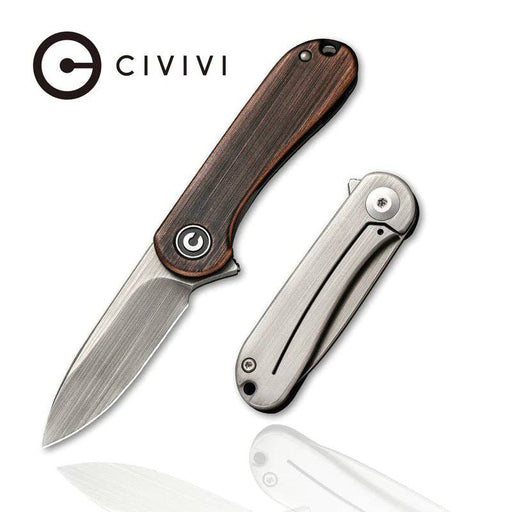 CIVIVI Mini Elementum Flipper Knife 1.83" Copper C18062Q-2