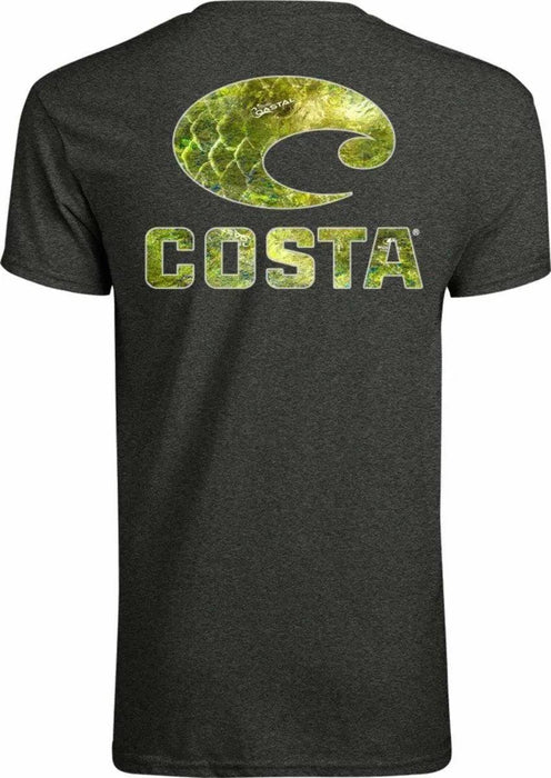 Costa Mossy Oak Coastal Mahi Short Sleeve T Shirt (Navy)