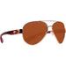 Costa South Point Shiny Blush Gold w/ Copper Sunglasses 580G