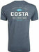 Costa Topwater Short Sleeve T Shirt (Dark Heather)