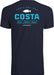 Costa Topwater Short Sleeve T Shirt (Navy)