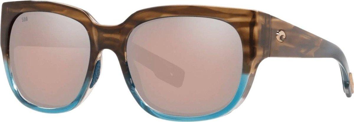 Costa Waterwoman Sunglasses Shiny Wahoo Copper Silver Mirror 580G