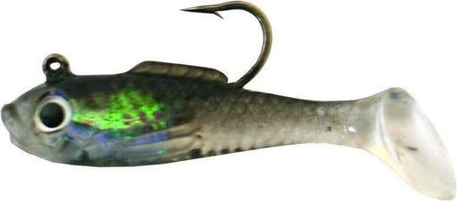 Creme Lures SSB101 Spoiler Shad Black 1.5" Soft Plastic Swimbait Fishing Lure