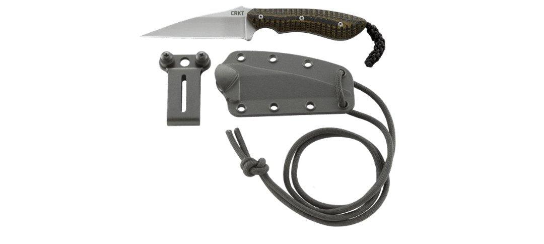 CRKT 2388 Folts S.P.E.W. Small Pocket Everyday Wharncliffe Fixed 3" Blade