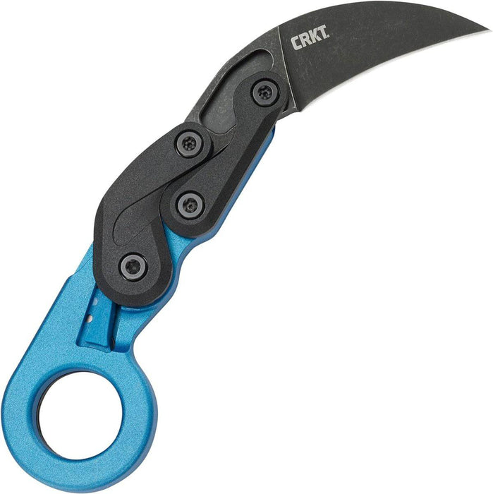 CRKT 4041 Kinematic Provoke Folding Karambit 2.47" Black Stonewashed Plain Blade