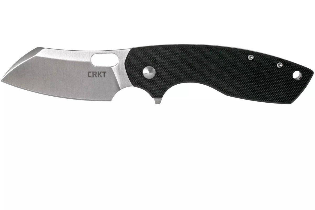 CRKT 5315G Jesper Vox Pilar Large Flipper Knife 2.669" Satin Plain Blade Black G10