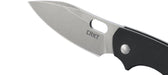 CRKT 5317D2 Pilar III Folding Knife 2.967" D2 Stonewashed Plain Blade, Black G10