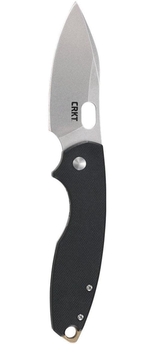 CRKT 5317D2 Pilar III Folding Knife 2.967" D2 Stonewashed Plain Blade, Black G10