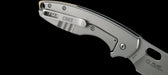 CRKT 5317D2 Pilar III Folding Knife 2.967" D2 Stonewashed Plain Blade, Black G10