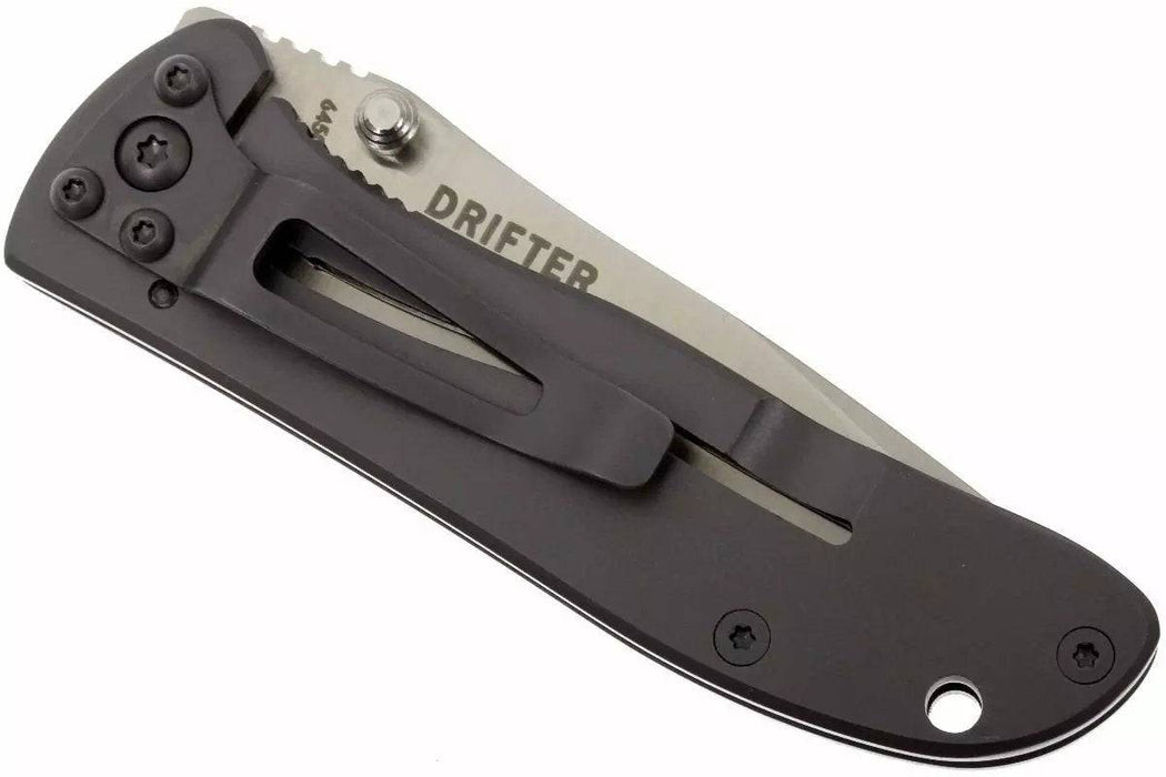 CRKT 6450S Drifter Folding Knife 2.88" D2 Stainless Steel Handles Frame Lock