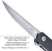 CRKT 7095KX CEO Compact Gentleman's Flipper Knife 2.61" Satin Clip Point Blade Black Handles