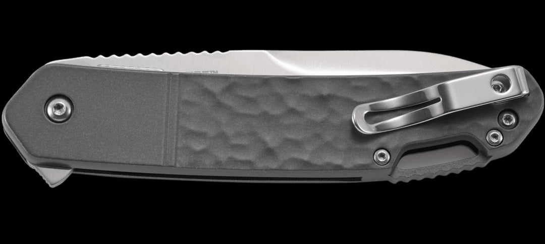 CRKT Bona Fide Linerlock Silver D2 Field Strip Folding Knife