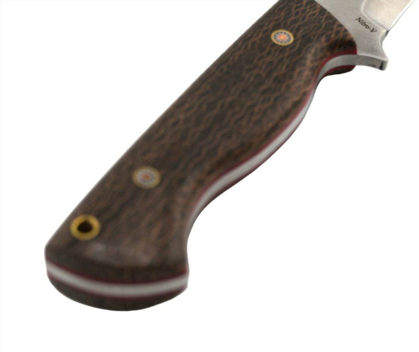 CUR Custom Kestrel Fixed Blade Maple Handle Mosaic Pins (USA)