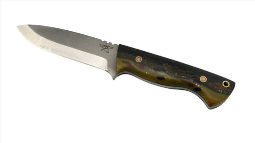 CUR Custom Kestrel Fixed Blade with Trout Pattern Handle Mosaic Pins (USA)