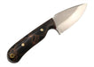 CUR Custom Shrike EDC Fixed Blade Knife 3.25" Raffir Noble Curly Bronze Scales Mosaic Pins