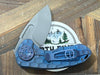 Curtiss F3 Compact Slicer Flipper PM-Mill Handles SW MagnaCut Blasted Ti Blue (USA)