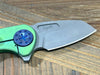 Curtiss F3 Compact Wharny Flipper Titanium Handles SW MagnaCut Blasted Blue (USA)