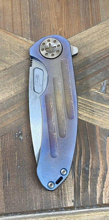 Curtiss F3 Large Slicer Flipper Slim MagnaCut Stonewash Ball Mill Ombre Bronze (USA)