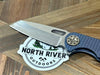 Curtiss F3 Large Wharny Flipper MagnaCut Stonewash Frag-Mill Titanium Bronze (USA)