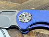 Curtiss F3 Med MagnaCut Slicer Non-Flipper Knife 3.25" "Blurple Monster"