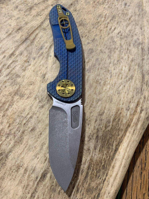 Curtiss F3 Medium Slicer Non Flipper Slim MagnaCut Midnight Blue Limited Editon SPM Mill (USA)