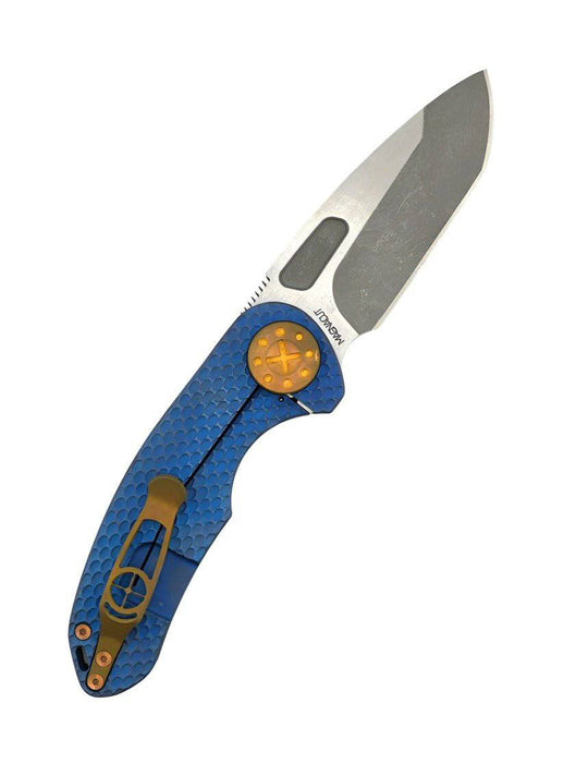 Curtiss F3 Medium Spanto Non Flipper Slim MagnaCut Stonewash SPM Mill "Blue Bird" (USA)