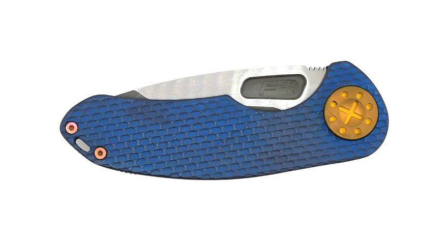 Curtiss F3 Medium Spanto Non Flipper Slim MagnaCut Stonewash SPM Mill "Blue Bird" (USA)