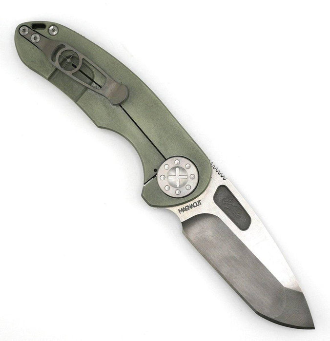 Curtiss F3 Medium Spanto Semi-Custom Non-Flipper Slim MagnaCut Hunter Green Handles (USA)