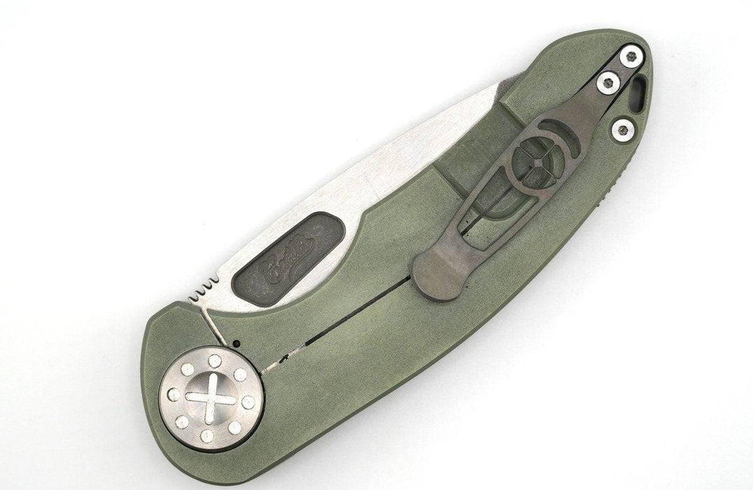 Curtiss F3 Medium Spanto Semi-Custom Non-Flipper Slim MagnaCut Hunter Green Handles (USA)