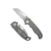 Demko AD20.5 Shark Lock Folding Knife 3" CPM-3V Shark Foot Blade Smooth Titanium