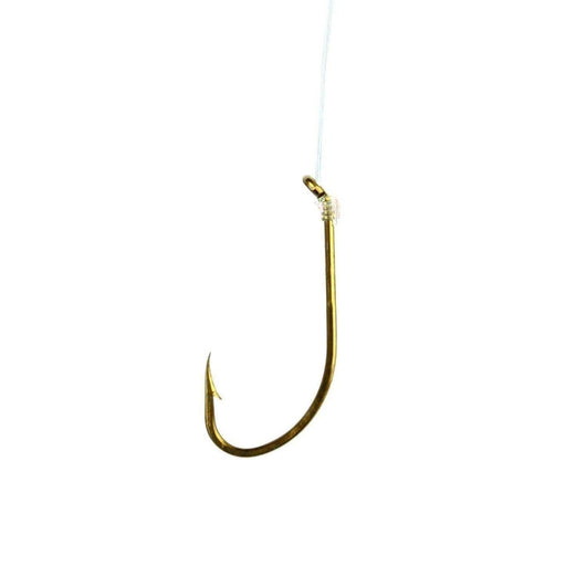 Eagle Claw 031H-2 Plain Shank Snell Fish Hook, Size 2