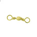 Eagle Claw Barrel Swivel-7 Brass 7pcs (01011-007)