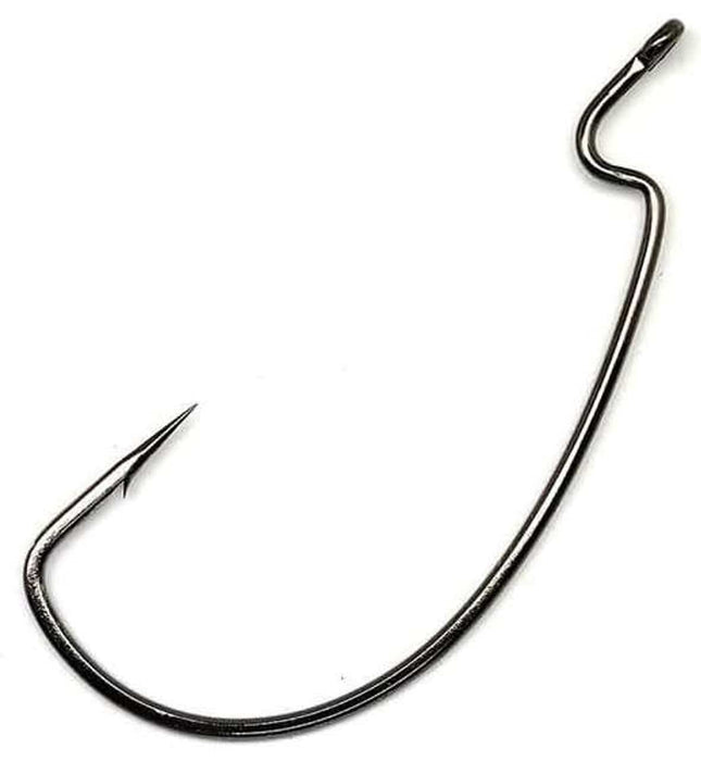 Gamakatsu 58412 Worm Hook, Offset Shank, Extra Wide Gap 2/0 6 Pack