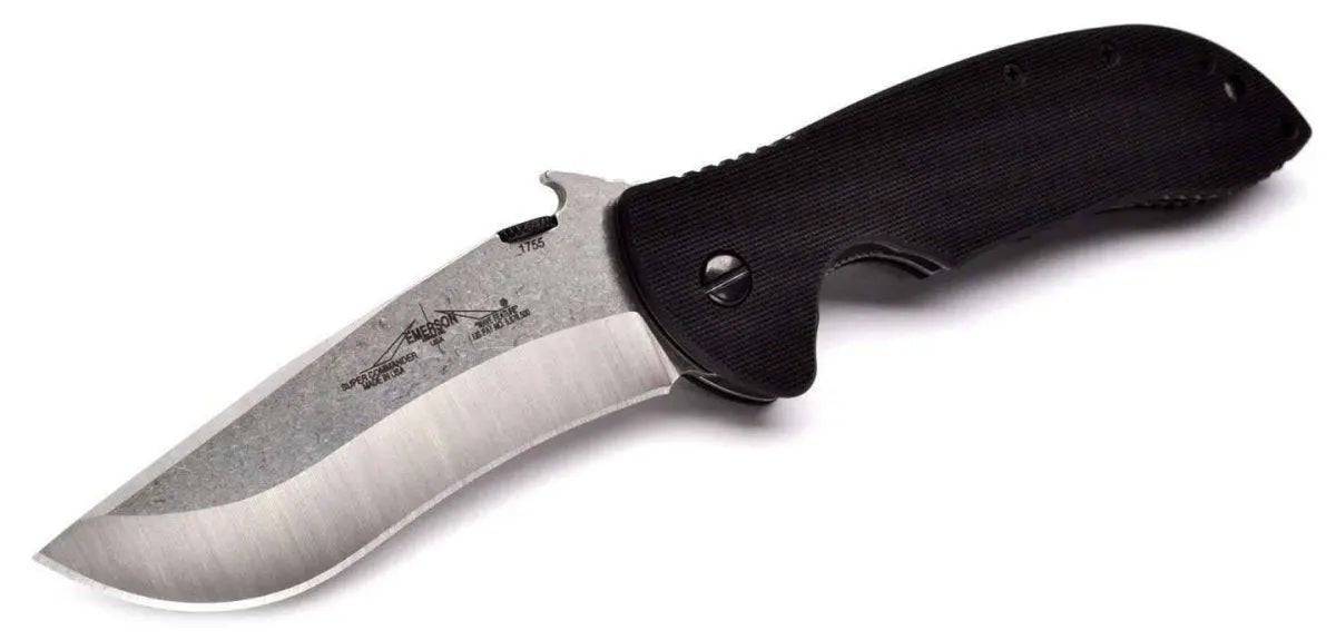 Emerson Mini Commander SF Plain Stonewashed Blade