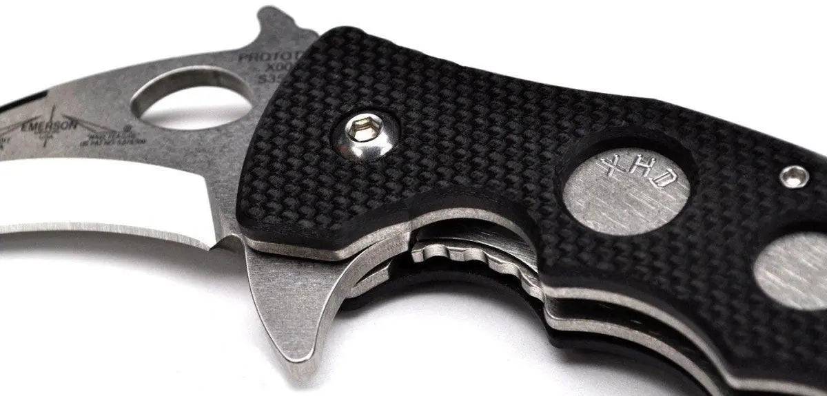 Emerson Stonewash Combat Folding Karambit