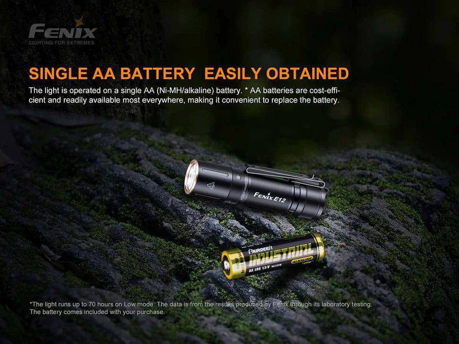 Fenix E12 V2.0 AA EDC Flashlight