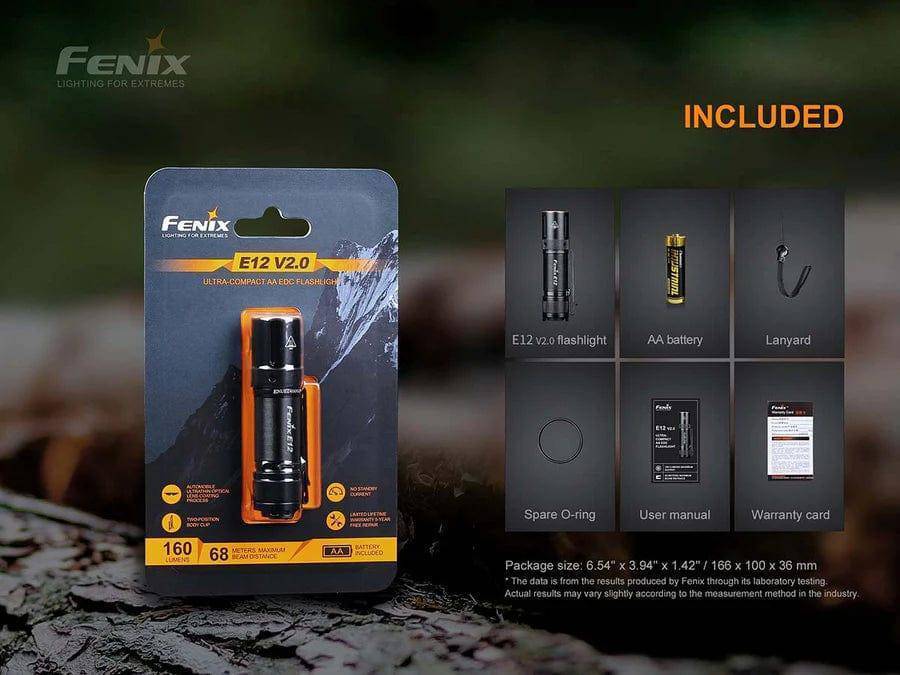 Fenix E12 V2.0 AA EDC Flashlight