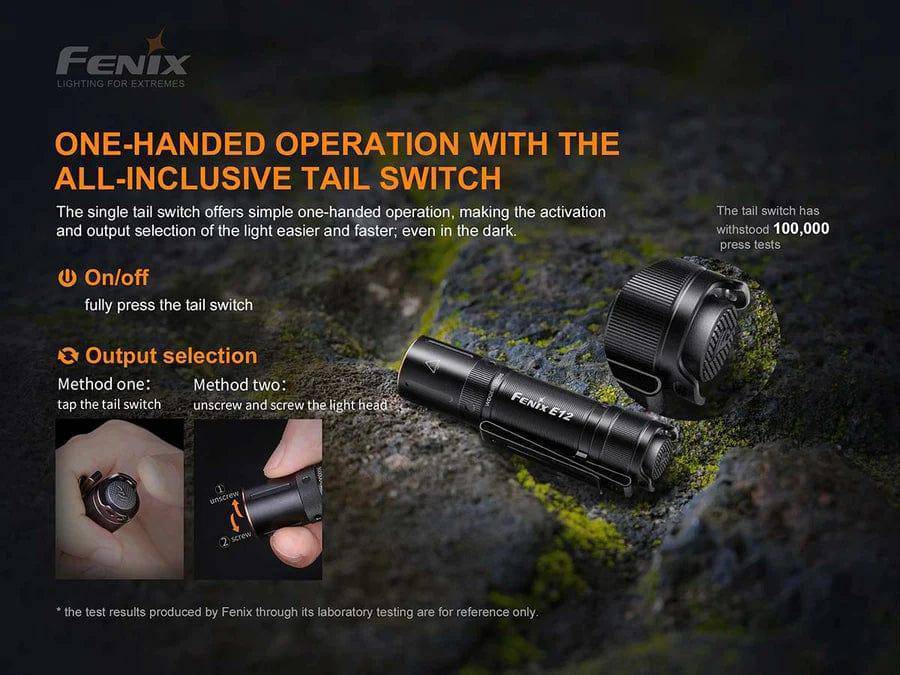 Fenix E12 V2.0 AA EDC Flashlight