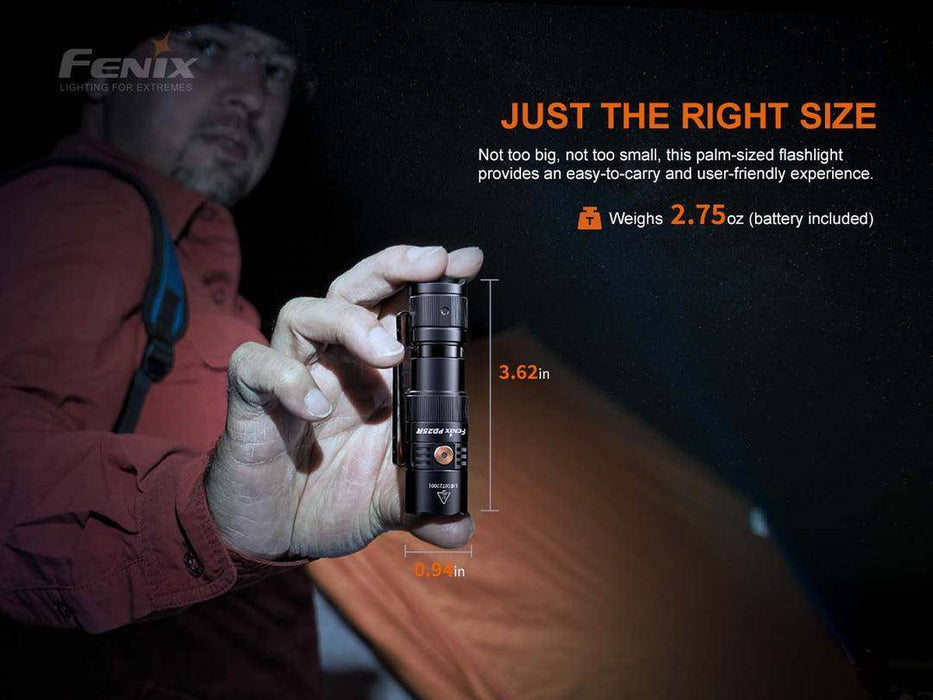 Fenix PD25R Rechargeable EDC Flashlight (USB-C 800 Lumen)