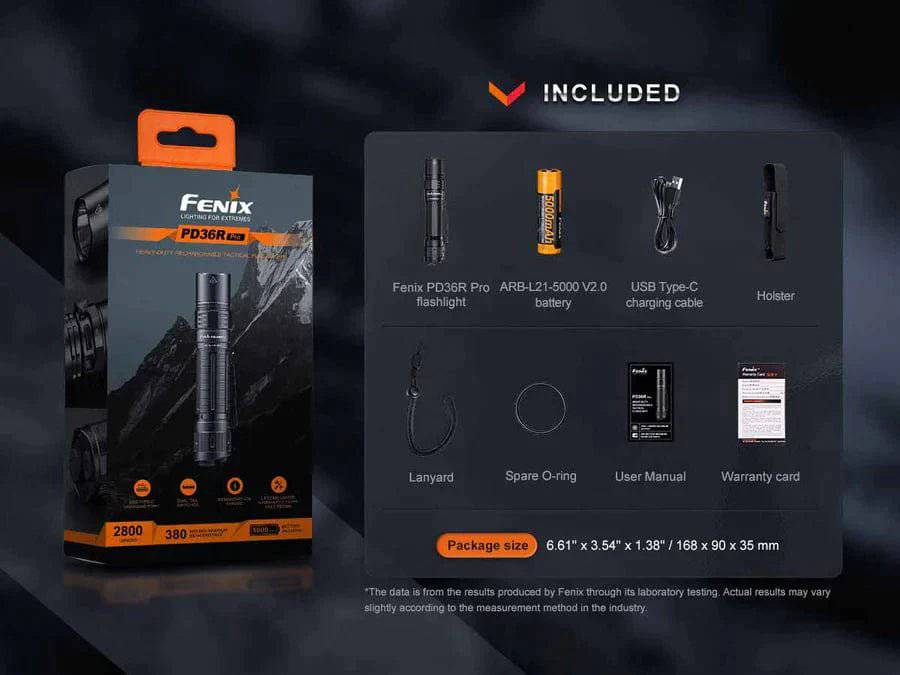 Fenix PD36R Pro 2800 Lumen Flashlight