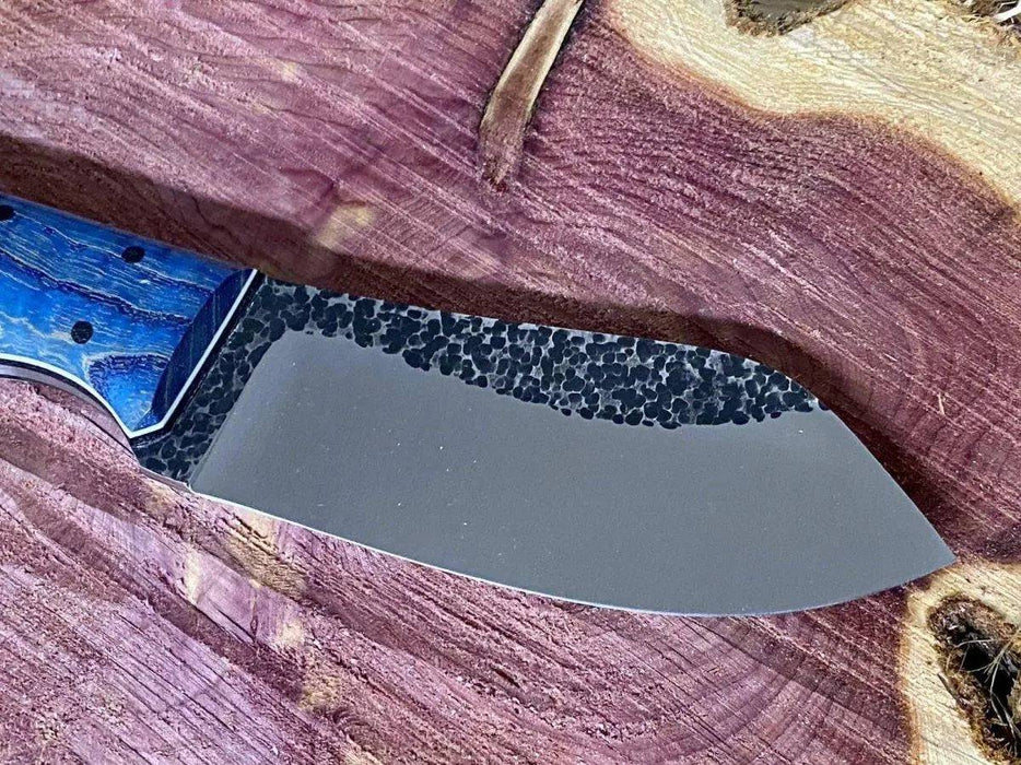 Fiddleback Forge Camp Muk Knife w/ Curly Ash Handles