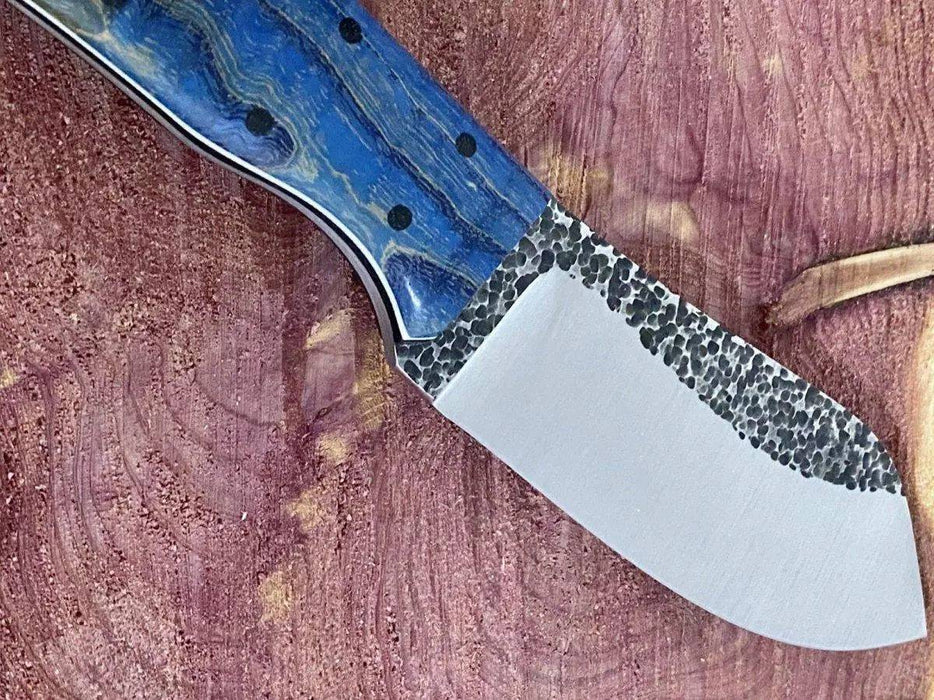 Fiddleback Forge Camp Muk Knife w/ Curly Ash Handles