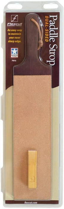 Flexcut PW16 Dual-Sided Paddle Strop w/ Compound (USA)